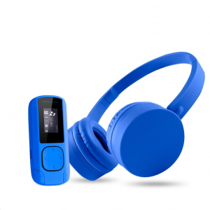 Energy Sistem Music Pack Bluetooth 8GB MP3 lejátszó + Bluetooth fejhallgató kék (EN 443857)